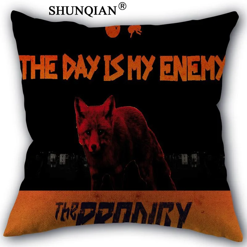 Pillowcase Prodigy день льняная подушка из хлопка с эффектом памяти подушки с принтом квадратные декоративные для дома без сердечника наволочка 45x45 см с одной стороны - Цвет: Pillowcase