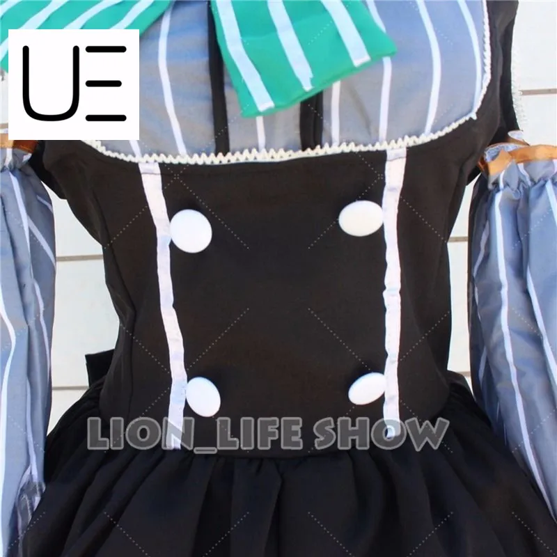 Японское аниме Love Live Tojo/ Umi/ Eli/ Hanayo/Nico/Rin конфетная горничная униформа платье