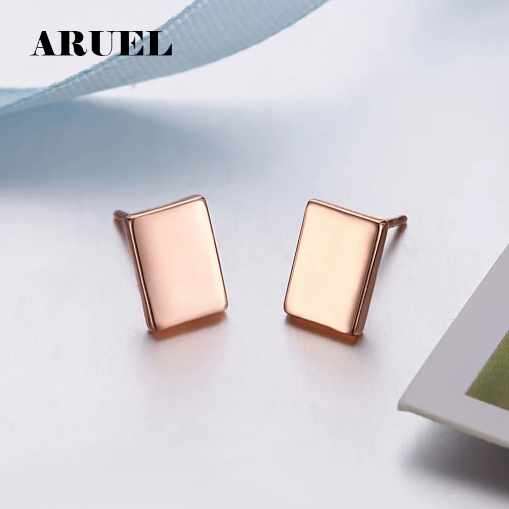 ARUEL модные изысканные маленькие серьги гвоздики для женщин девочек популярный