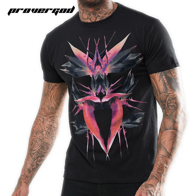 Provergod модная брендовая одежда короткий рукав Футболка Для мужчин Классические