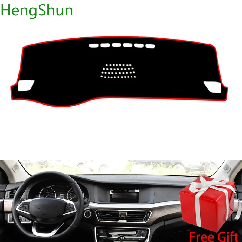 Для GEELY Emgrand GT 2015 2016 2017 2018 автомобильный Стайлинг Даш коврик наклейка на приборную