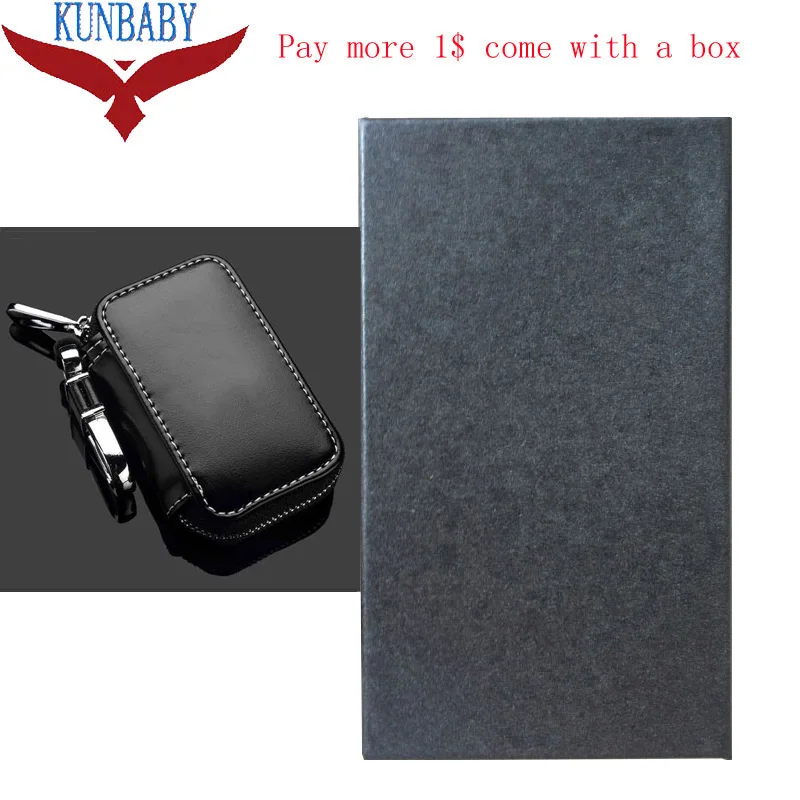 Автомобильный фирменный брелок для ключей KUNBABY из натуральной кожи