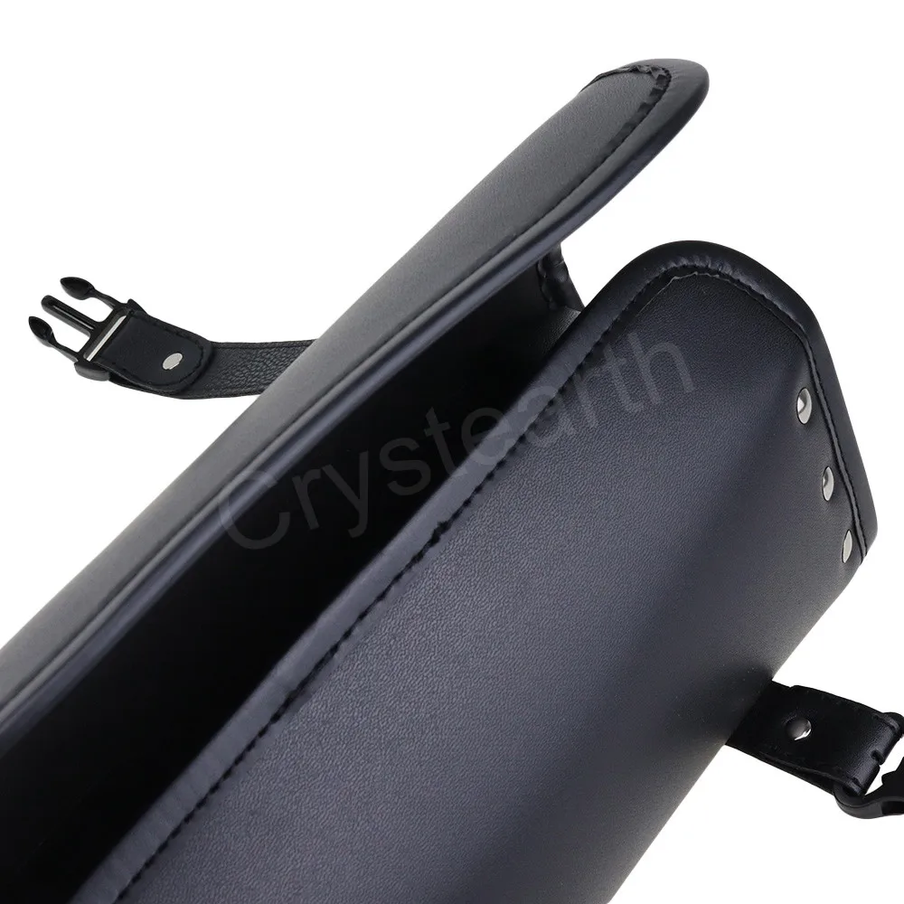 Мотоциклетные седельные сумки инструмент для хранения искусственная кожа Sissy Bar