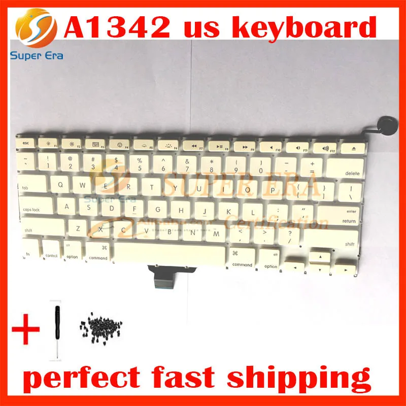 perfect testing brand new A1342 US keyboard for macbook 13.3'' clavier without backlight backlit 2009 2010year | Компьютеры и