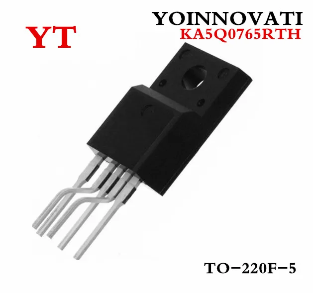 20 шт./лот KA5Q0765RTH KA5Q0765 5Q0765 0765 5Q0765RT IC FPS SWITCH CTV TO-220F-5 | Электронные компоненты и
