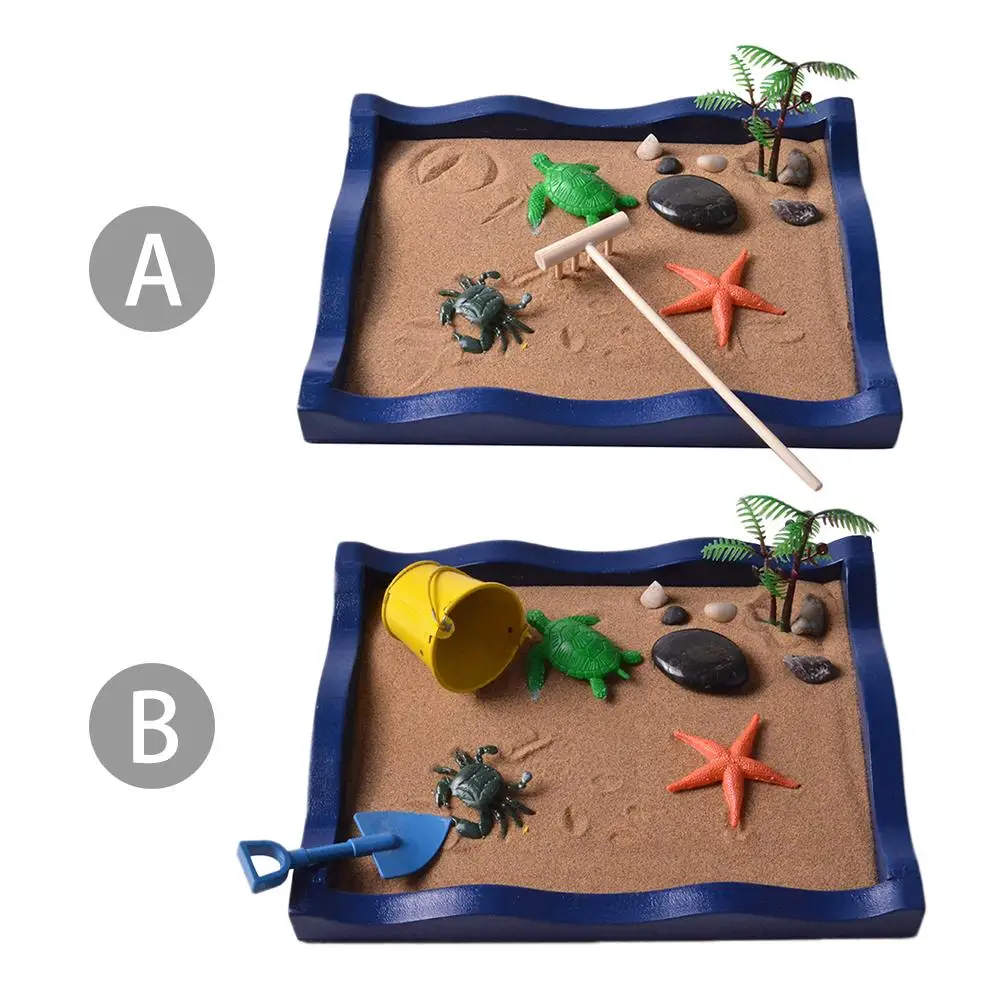 Волна пляжный песок стол Скорпион дзен для взрослых медитация украшения Досуг