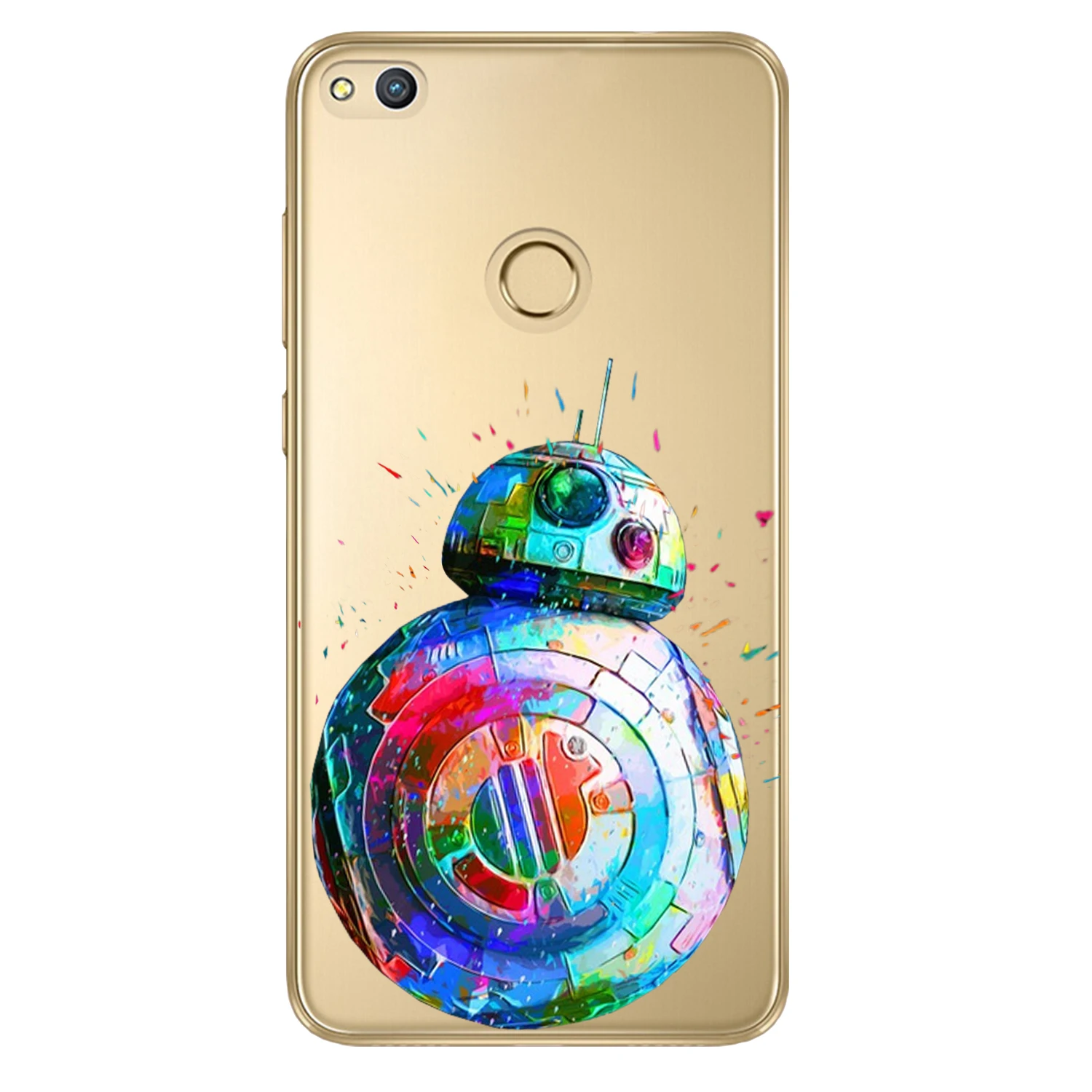 Чехол для Huawei P8 P9 Lite 2017 мягкий силиконовый чехол из ТПУ WALL-E с изображением
