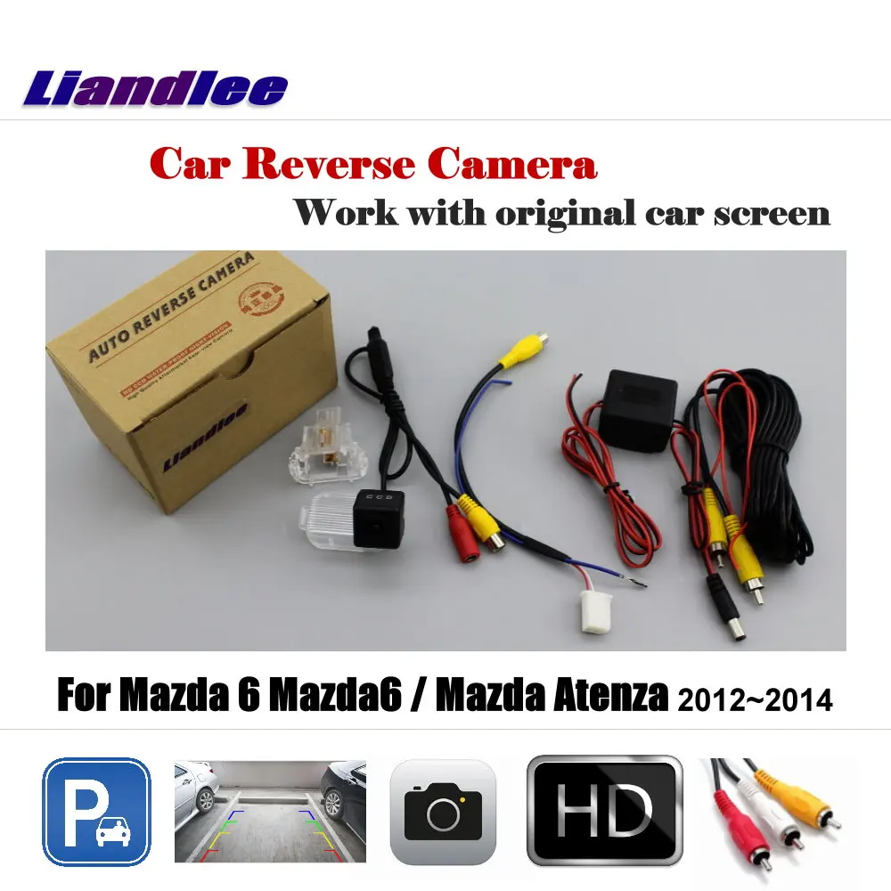 Автомобильная камера заднего вида Liandlee для Mazda 6 Mazda6 / Atenza 2012 ~ 2014 оригинальный