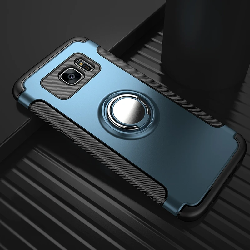 J4 J2 A6 J6 J8 2018 Armor Ring Car Holder Case Cover For Samsung galaxy S8 S9 plus S7 edge J3 J5 J7 Pro 2017 Prime 2 Note 8 9 | Мобильные