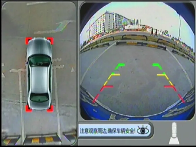 Автомобильная система безопасности 360 градусов наблюдения за птицами парковки