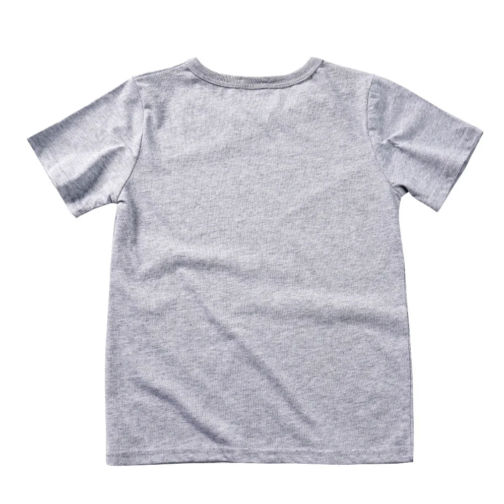 Новая детская повседневная одежда футболка с принтом динозавра для мальчиков