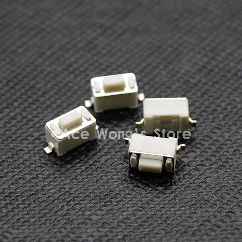 Тактильный Кнопочный микропереключатель 100 шт. 2Pin SMD 3x6x4.3мм|button tube|button dressswitch gigabit 8