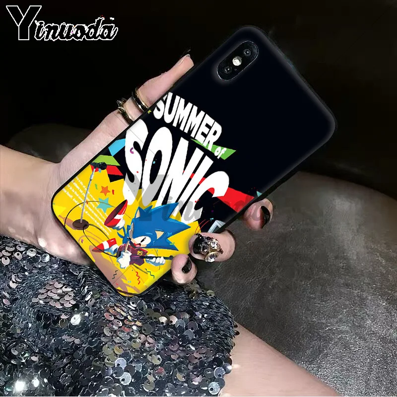 11pro MAX Sonic серия ежа Роскошный Уникальный Дизайн чехол для телефона iPhone 5 5Sx 6 7 7plus 8 - Фото №1