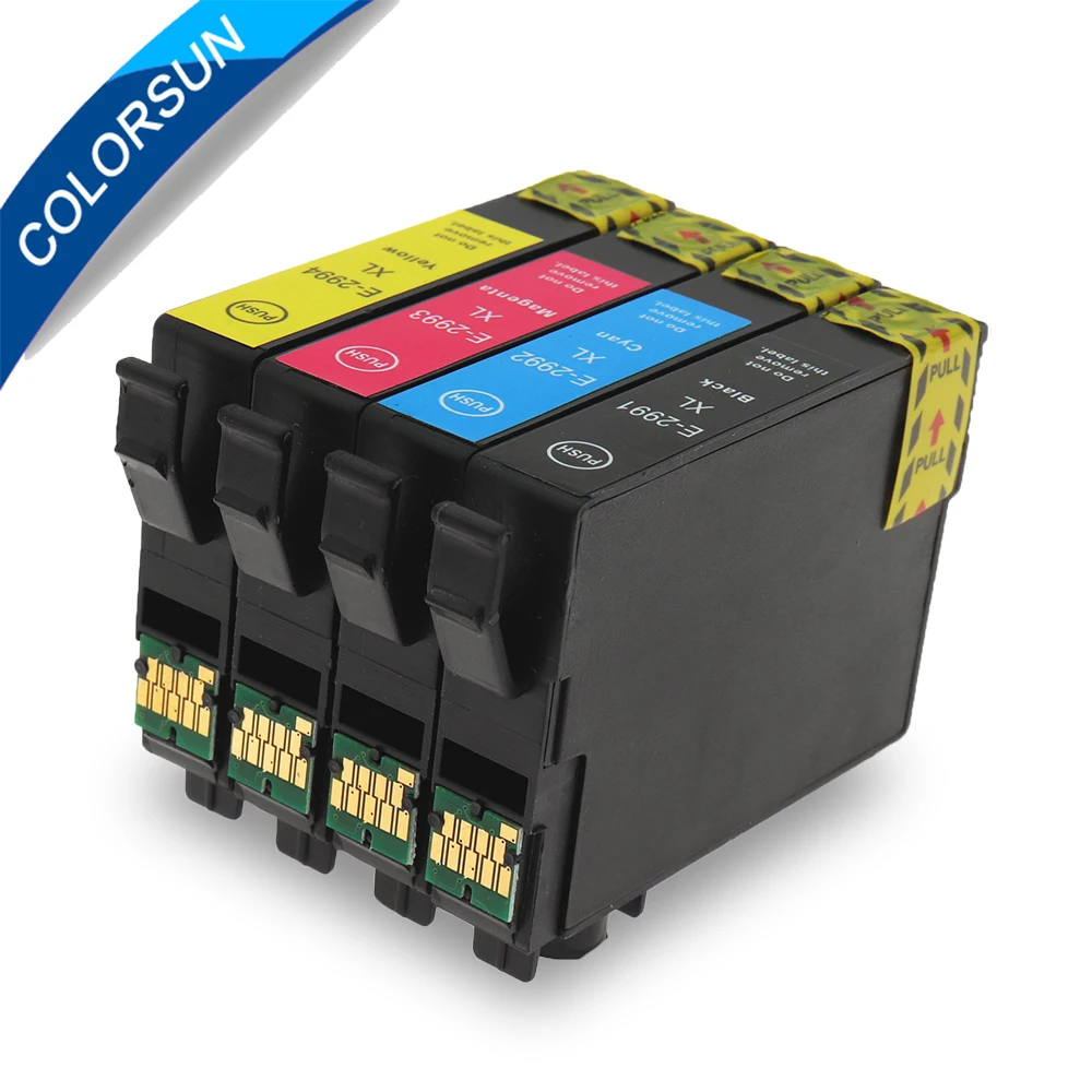 Colorsun Кабельный тестер кабеля 8 шт. T2991 совместимые картриджи для Epson XP-235 XP-332 XP-335