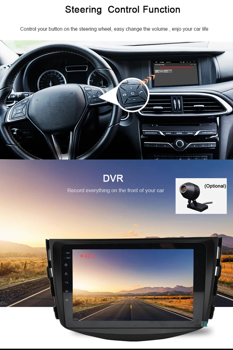 Navivox Android 8,1 автомобильный dvd-плеер для Toyota RAV4 Rav 4 2007 2008 2009 2010 2011 2 din 1024*600 автомобильный dvd gps wifi rds