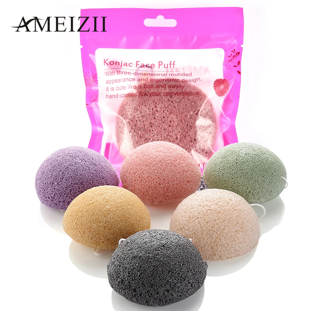 Косметическая губка для макияжа AMEIZII 1 шт. коньяк разряд макияж пудра спонж