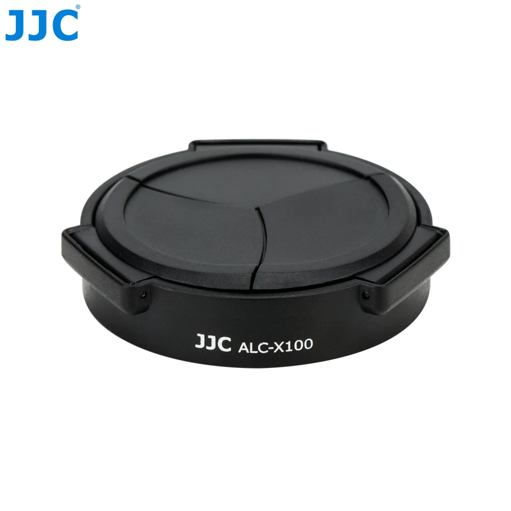 JJC X70 X100 X100S X100T X100F Камера авто Крышка объектива самоудерживающийся черный серебристый автоматический протектор для Fujifilm - Цвет: Черный
