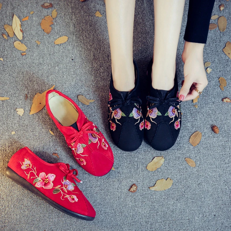 Женские кроссовки в стиле ретро Veowalk из мягкой хлопчатобумажной ткани на плоской