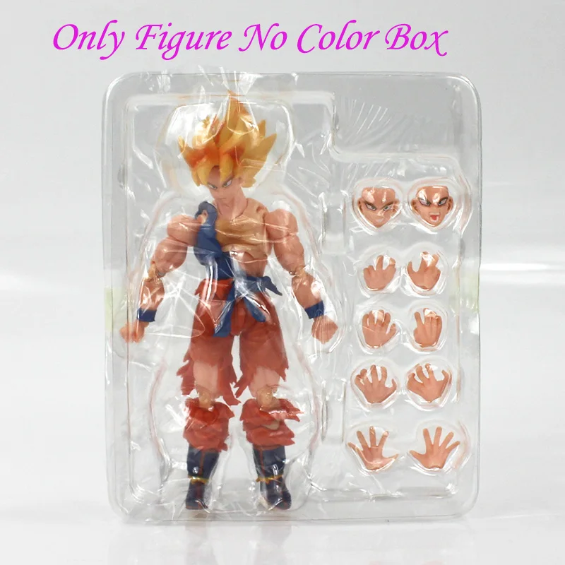 Gokou no box Dragon Ball Z DBZ Son Gokou Гоку Гохан Вегета vegetto из ПВХ экшн игрушечная фигурка-модель куклы 15~ 17 см - Цвет: Gokou no box