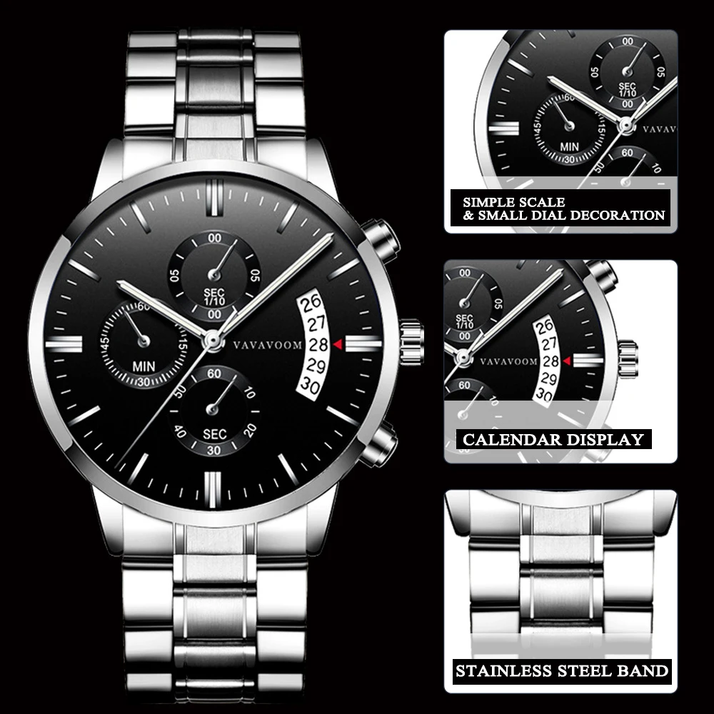 Часы 2018 мужские Модные Спортивные кварцевые часы роскошные деловые