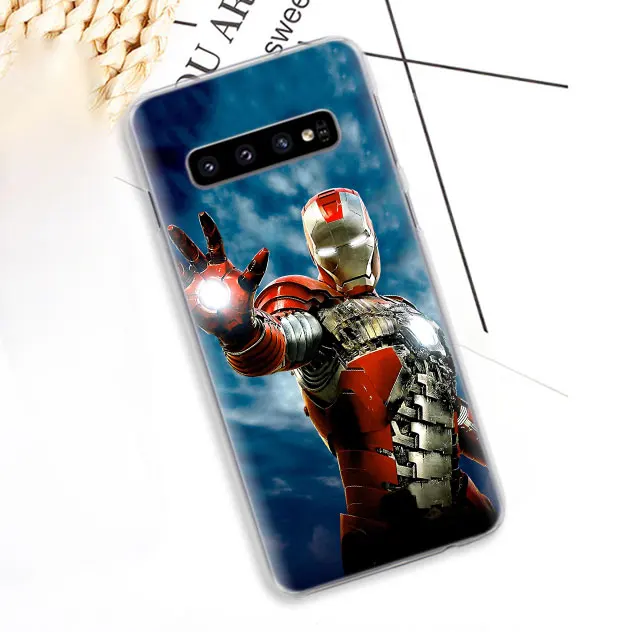13 Marvel Герой Железный человек телефон чехол s для samsung Galaxy S10e S10 плюс S8 S9 плюс S6 S7 край A40 A50 A70 M20 чехол Coque - Цвет: 13