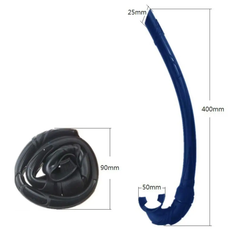 Силиконовые Складные Гибкие свернутые полный мокрый Тип трубка дыхательная для