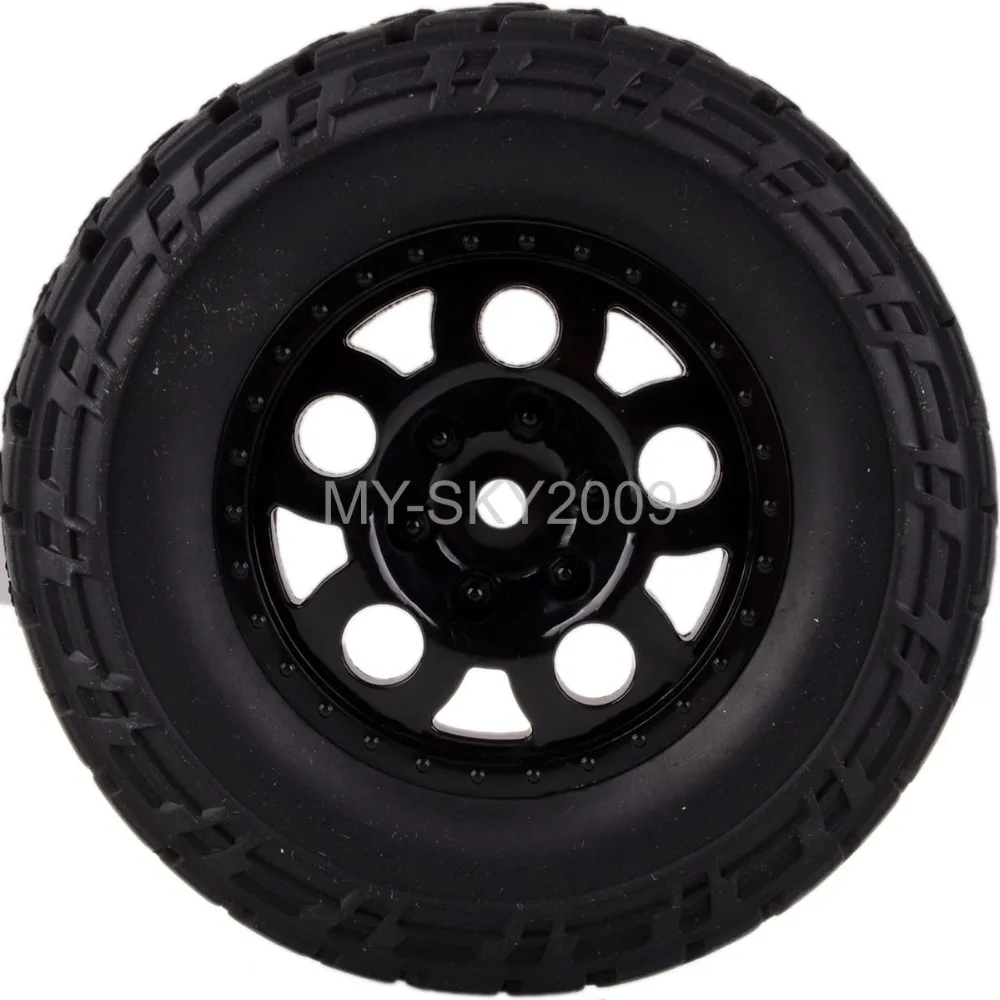 4 шт. передние и задние колесные обода шины для 1/10 RC Traxxas короткий курс грузовика