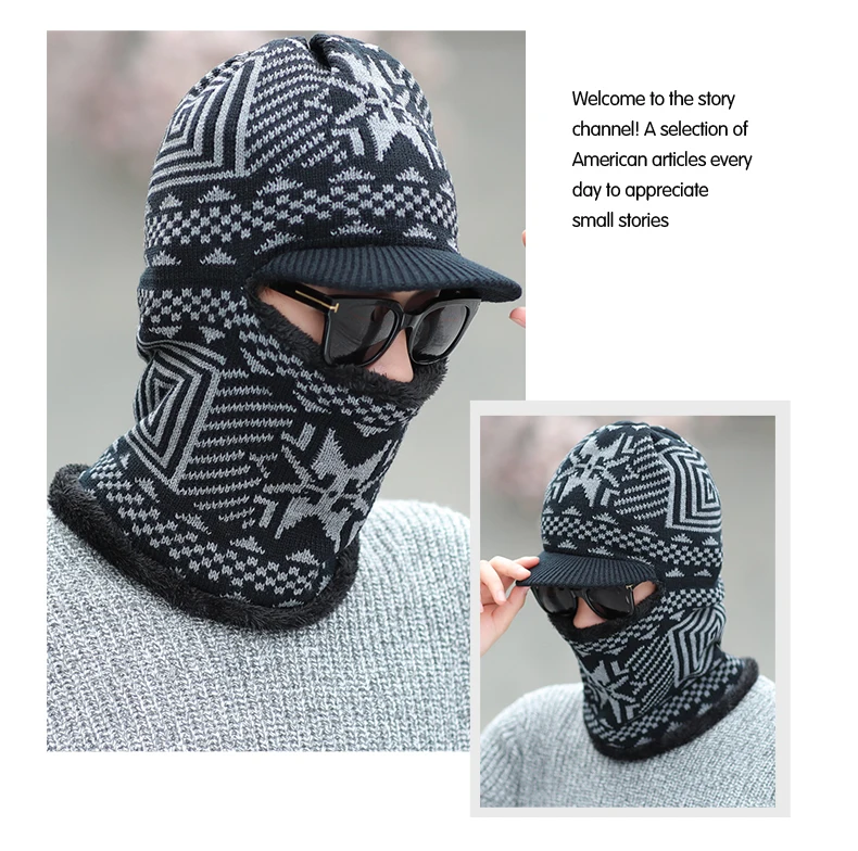 Хлопковый шарф шапки зимние шапки Skullies Beanies шапка зимние шапочки для мужчин и женщин Балаклава маска Gorras Bonnet вязаная шапка