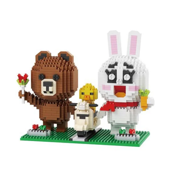 7805 without box ZRK 7807 Mary Super Mario Bros Brothers мини блоки brick Heads фигурка игрушки для детей 6+ лет 1686 шт - Цвет: 7805 without box