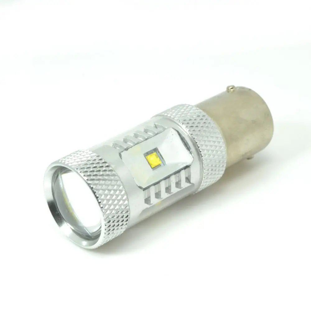 2 шт. 1157/BAY15D 30 Вт CREE машинные светодиодный светильник лампы Белый стоп сигнал
