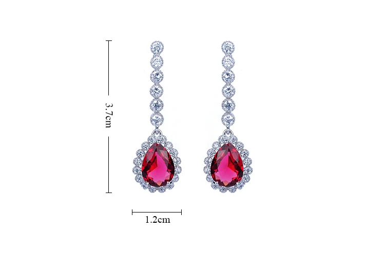 Женские длинные висячие серьги GAOLA роскошные ювелирные изделия с фианитом и