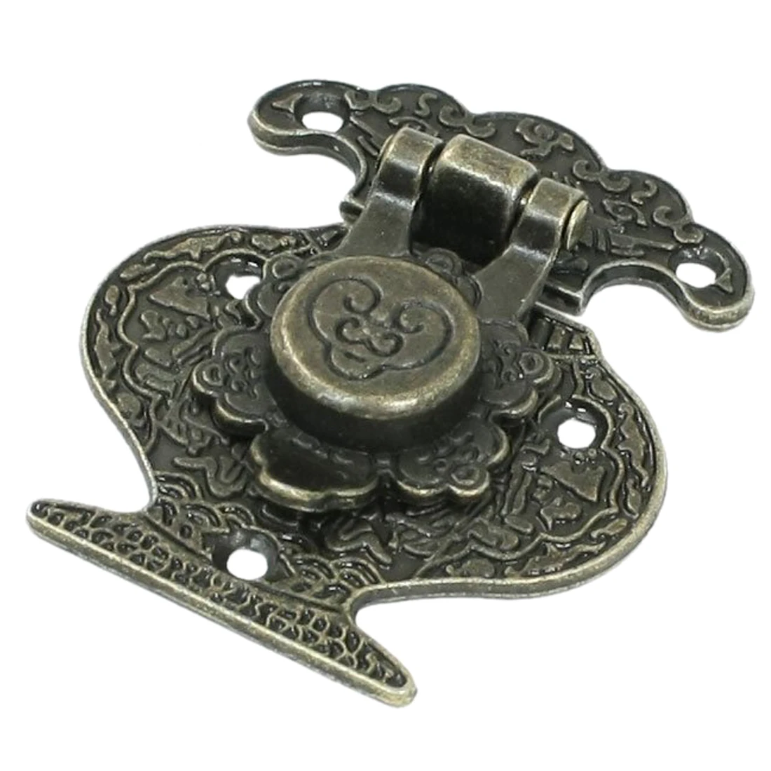 2 шт Античный стиль защелкивающаяся застежка бронзовая форма фонаря