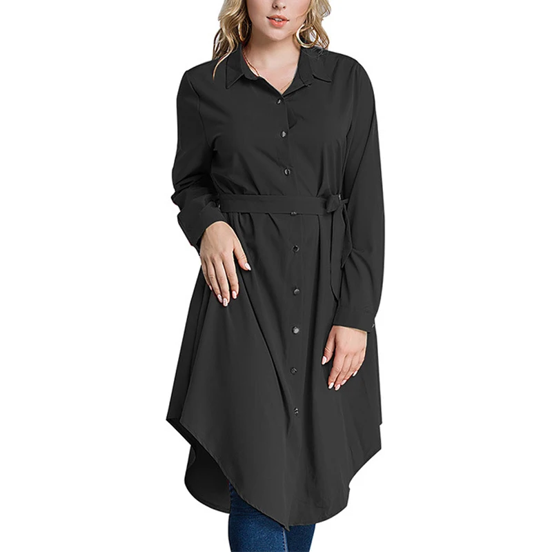 Black Vestidos ОАЭ платье Дубая повязки мусульманская рубашка платье хиджаб одеяние мусульмане Longue арабский турецкий Исламская Костюмы - Цвет: Black