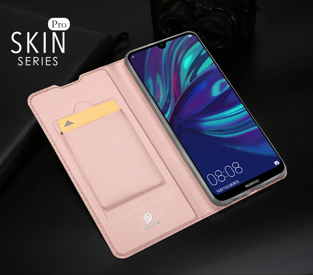 Флип-чехол для huawei P Smart PU кожаный мягкий чехол для телефона защитный слот для карт держатель кошелек подставка чехол для мобильного телефона сумка