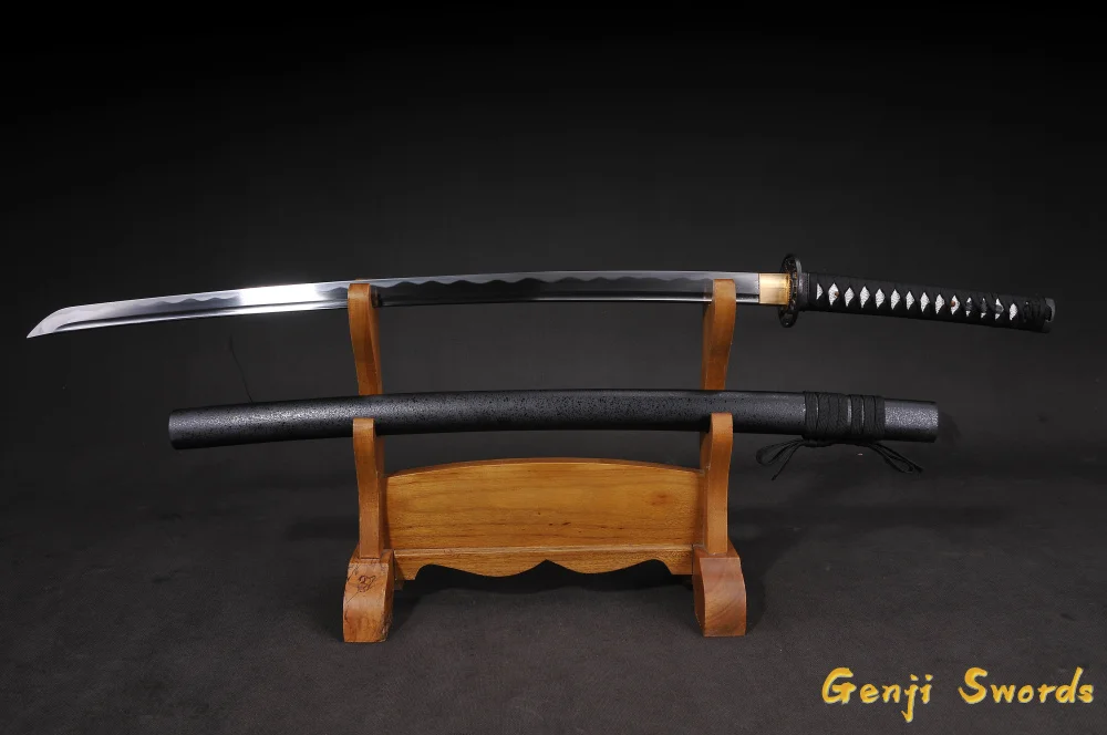 Handmade Full Tang Japanese Katana T10 Steel Real Samurai Sword Sharp Edge Dragonfly Tsuba Iron Fitting
