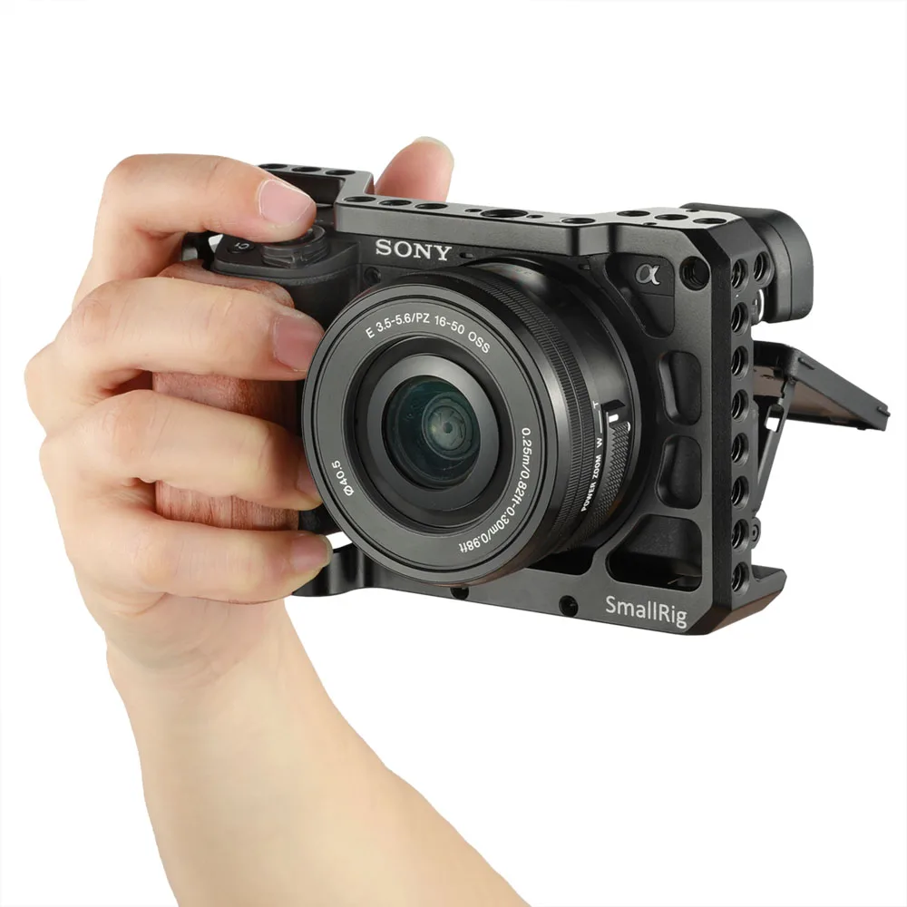 Деревянная ручка SmallRig a6400 для камеры Sony A6400 быстросъемная деревянная