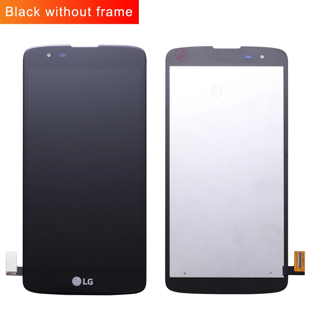 5," lcd для LG K8 LTE K350N K350E K350DS дисплей кодирующий преобразователь сенсорного экрана в сборе с рамкой для LG K8 lcd сенсорный экран