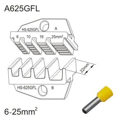 A625GFL Обжимные умирает A30J A30JC A03 VA-0256BJ A07FL A06WF2C A04WFL A26TW A16WF A05FL/A-FL A625GFL A35WF A03B A03BC A1016 - Цвет: A625GFL