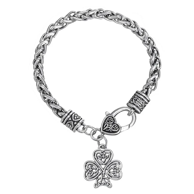 Бренд teamer браслет с подвеской в виде четырехлистного клевера|charm bracelet|bracelet brandbrand