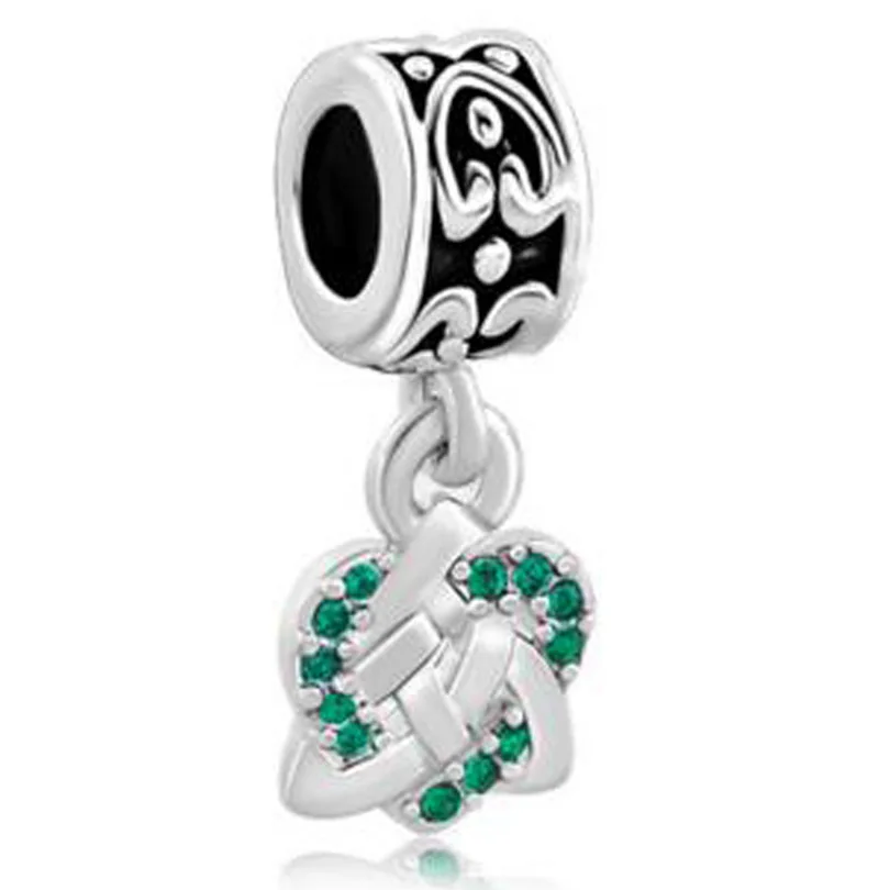 European Crown Pendant Blue Crystal Alloy Beads Charms Fit Pandora Ile Bracelets and DIY Jewelry | Украшения и аксессуары