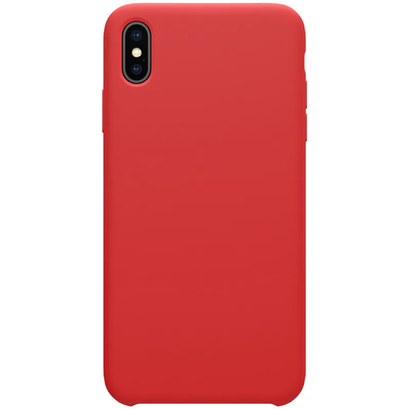 Красный Для Apple iphone XS кейс чехол жидкий силиконовый гибкий чистый Чехол ударопрочный защитный чехол для iphone xs - Цвет: Красный