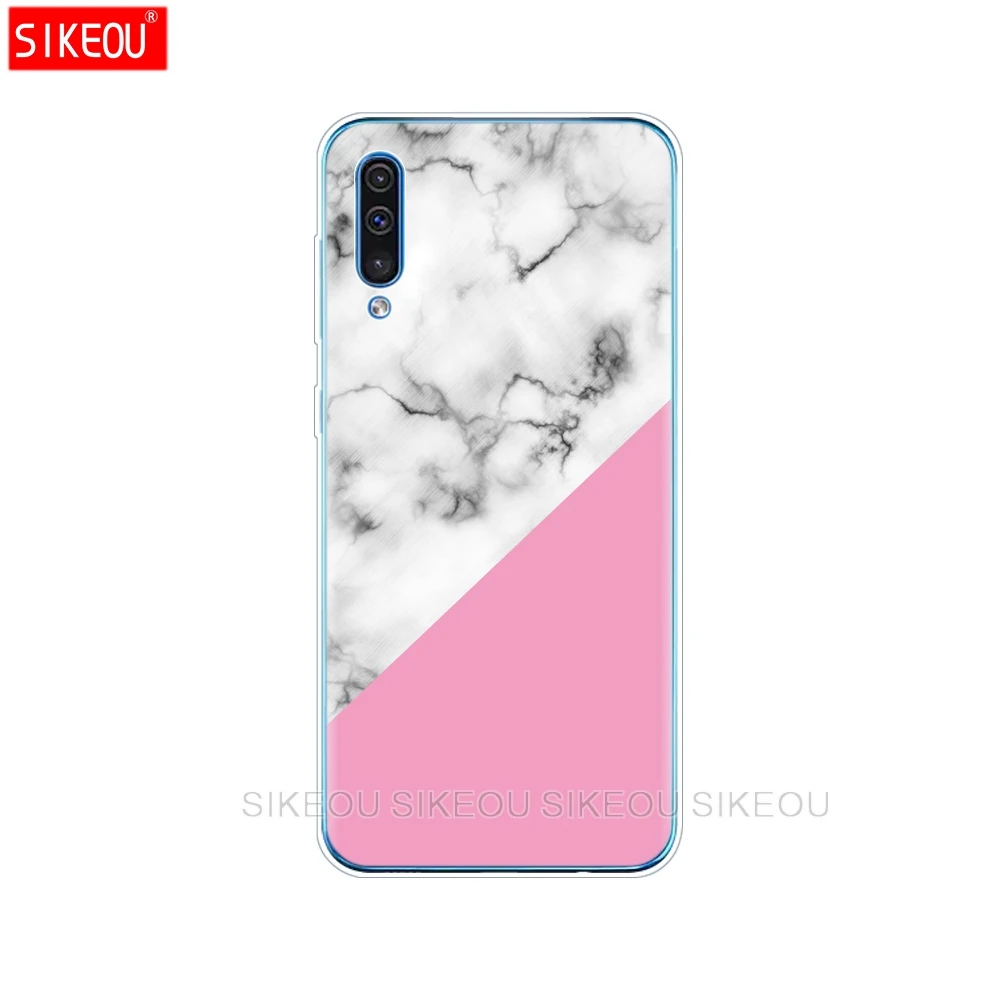 Для samsung Galaxy A50 силиконовый прозрачный Футляр задняя крышка чехол для телефона для samsung A50 A505 A505F SM-A505F мягкий чехол 6,4" - Цвет: 33807