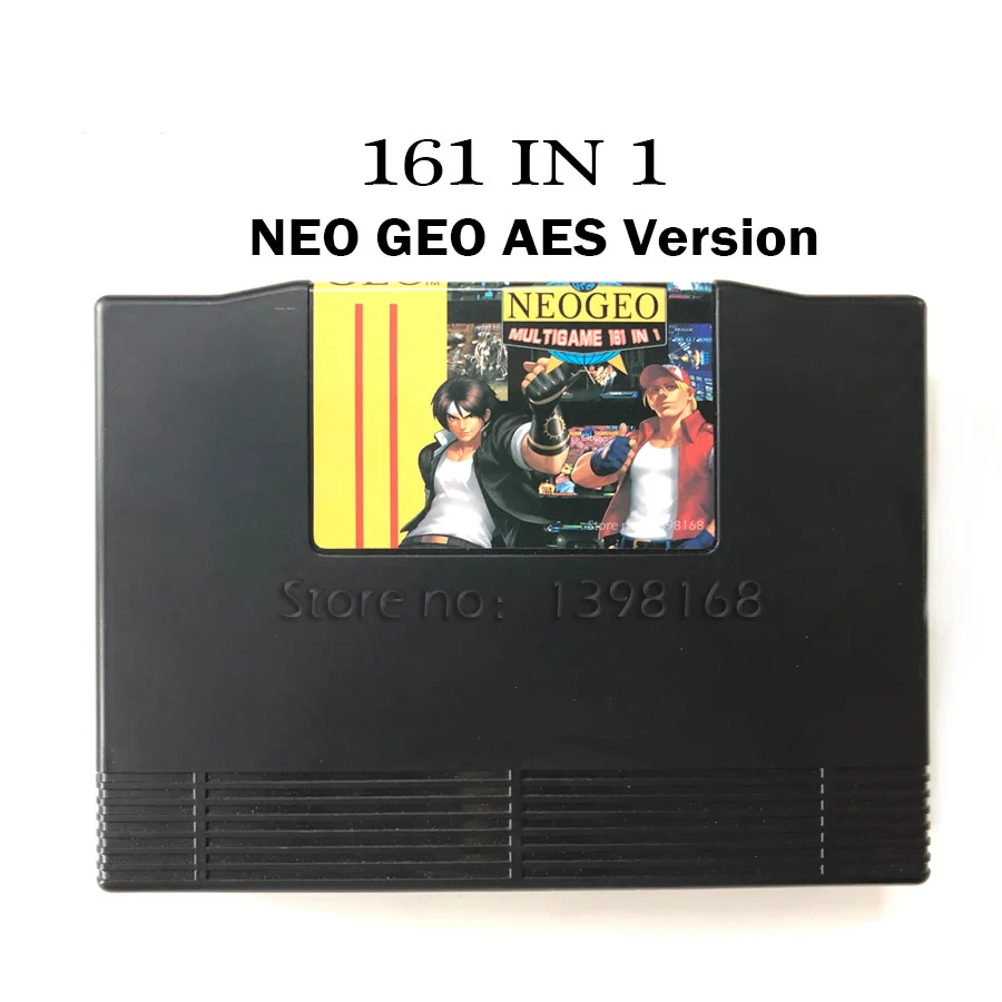 161 в 1 NEO GEO AES мульти игры Картридж Стандартный Jamma NeoGeo супер AES 161 в 1 AES версия для семьи AES игровая консоль - Цвет: Белый