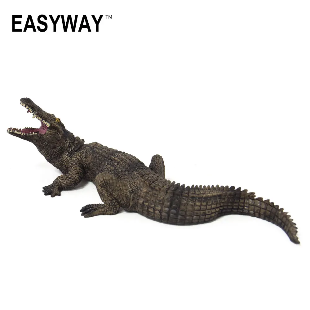EASYWAY пластик Крокодил Игрушка Фигурка аллигатора моделирование животных модель