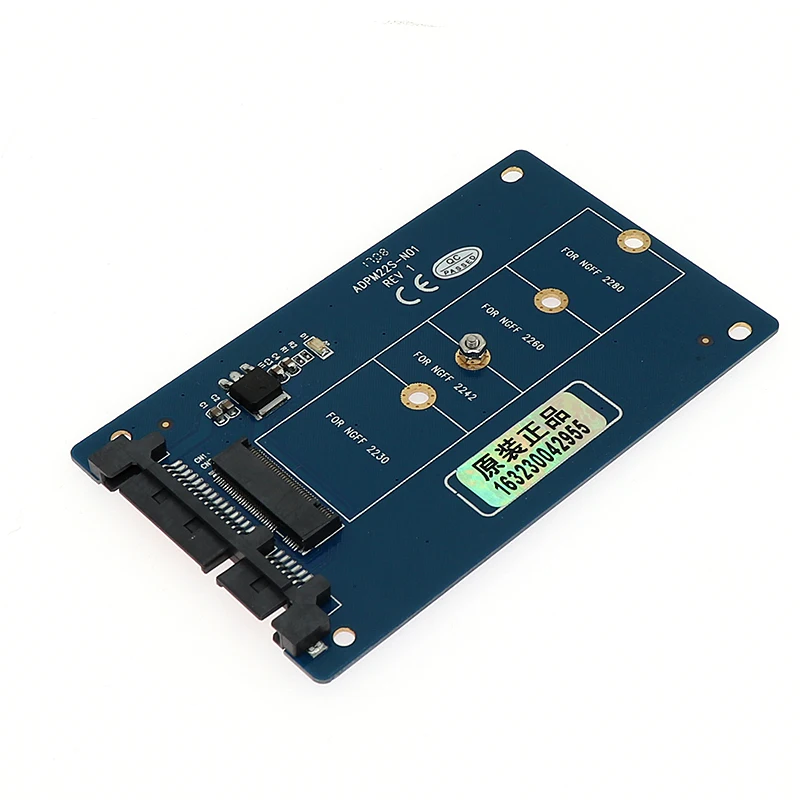 Оптовая продажа адаптер преобразователя B Key Socket M.2 NGFF (SATA) SSD к адаптеру 2 5 SATA |