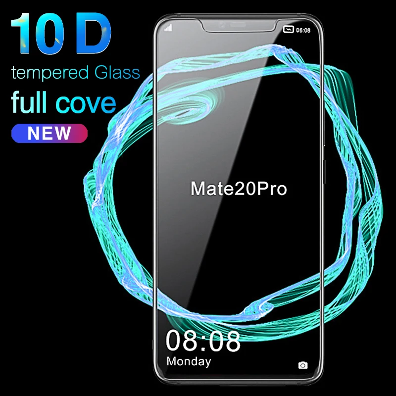 Для HUAWEI mate 20 стекло полное покрытие 10D 9H закаленное экран для HUAWEI P10 Plus P20 P30 mate 9 10 20 X Pro стеклянная пленка протектор