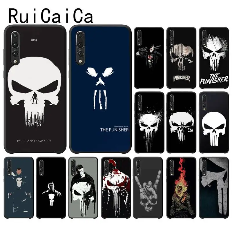Ruicaica Marvel Game The Punisher Ghost Rider Phone Case Shell for HuaweiP9 P10 Plus Mate9 10 Mate10 Lite P20 Pro Honor10 View10 | Мобильные