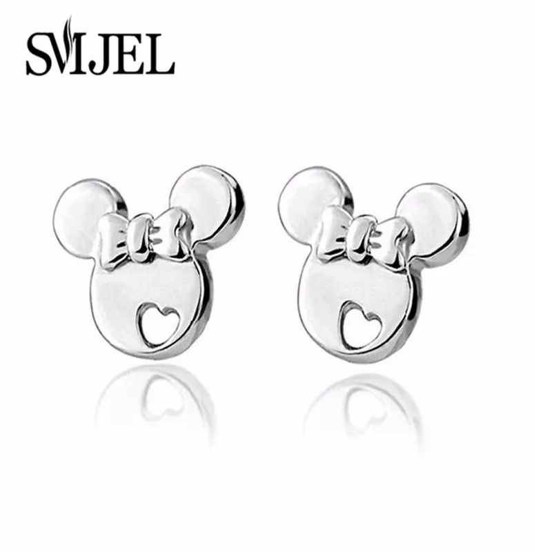 SYED084 Hfarich Мода Минни Микки ожерелье s& Подвески для женщин мультфильм животное мышь ожерелье икона стиля ожерелье Подарки - Окраска металла: SYED084