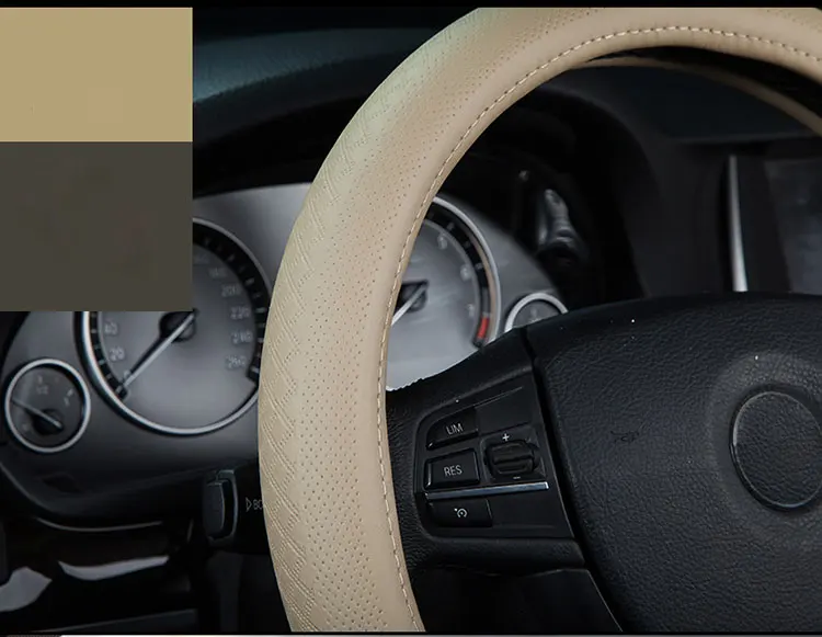 Автомобиль Рули покрыть натуральная кожа аксессуары для Volvo XC90 S60 V60 S70 V70 C70 S80 S90 V90 V50 XC60