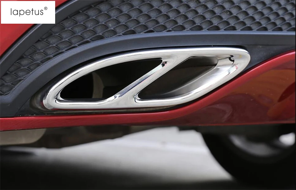 Задняя выхлопная труба для Mercedes Benz GLC X253 2016 2021|trim cover|decorative trim moldingexhaust |
